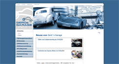 Desktop Screenshot of gerdsgarage.de